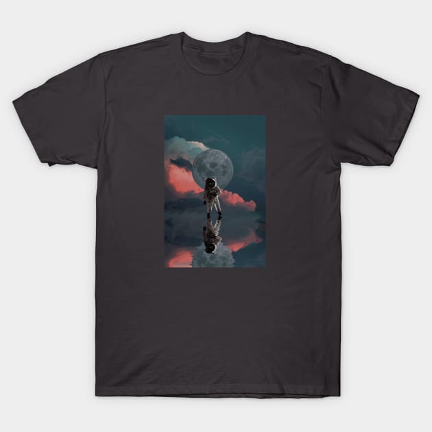 aesthetic space astronaut T-Shirt by Danksthetic